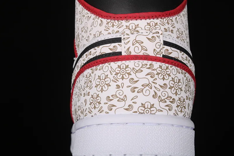 All categories Air Jordan Jordan series basketball shoes Air Jordan 1 Mid The Shoe Surgeon x Air Jordan 1 "Day of the Dead" AJ1 Joe 1 Day of the Dead retro high-top versatile cultural basketball shoes BQ6827-100